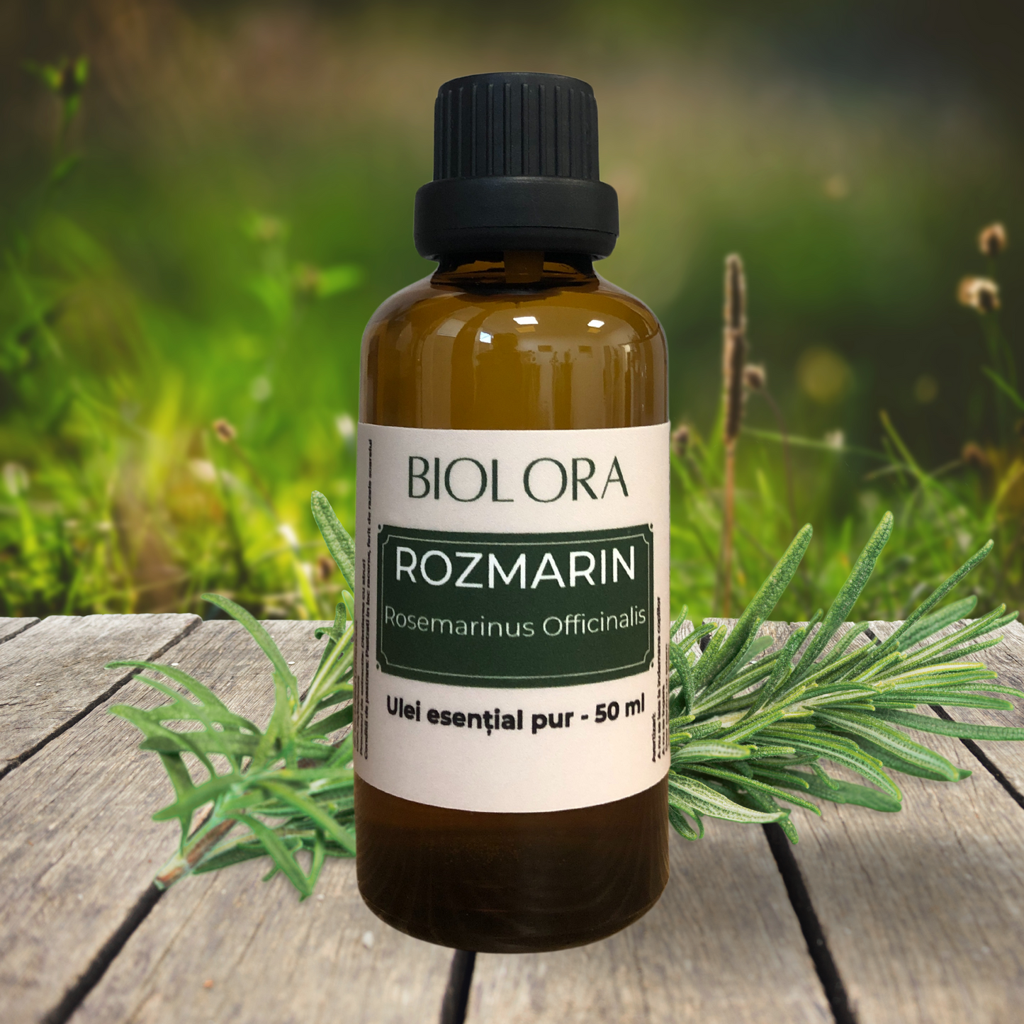 Ulei Esential de Rozmarin Biolora, aromaterapie, puritate 100%, nediluat, 50 ml