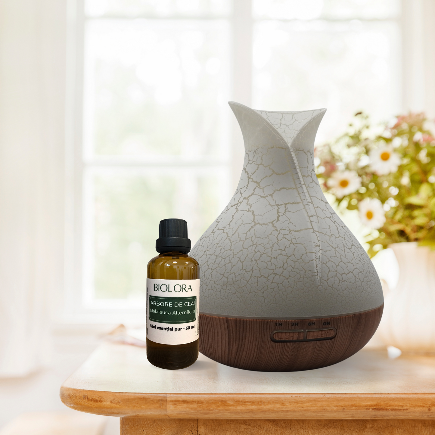 Ulei Esential de Arbore de Ceai/Tea Tree/Melaleuca Biolora, aromaterapie, puritate 100%, nediluat, 50 ml