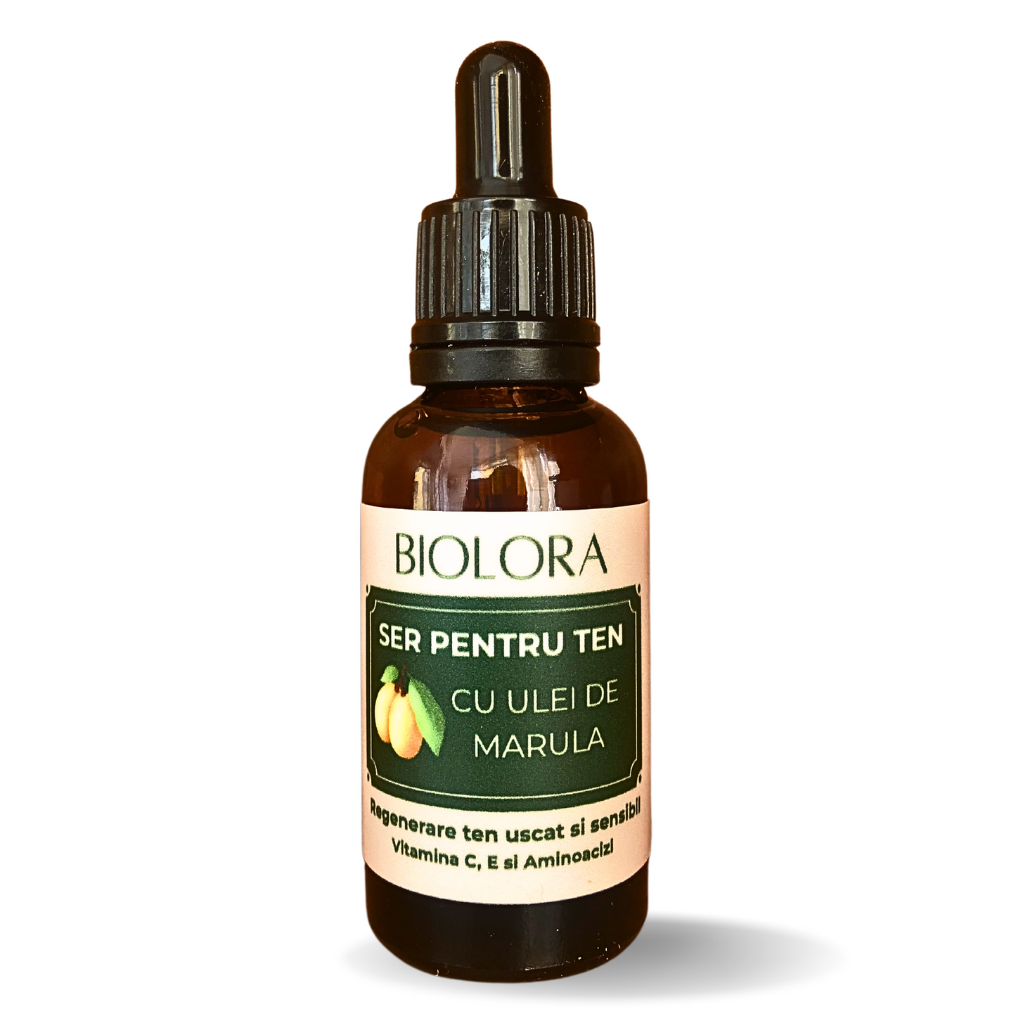 Ser pentru ten uscat si sensilbil Biolora, cu Ulei de Marula, 30 ml