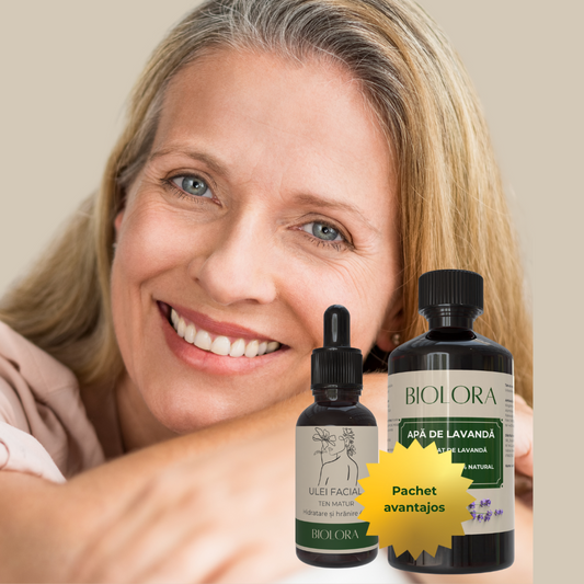 Pachet Ulei Facial Ten Matur și Apă Florală