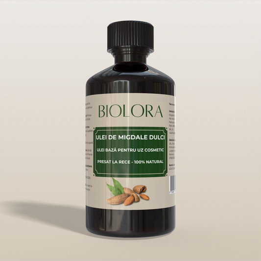 Ulei de Migdale Dulci presat la rece, 100% natural, uz cosmetic, pentru ingrijirea pielii si parului