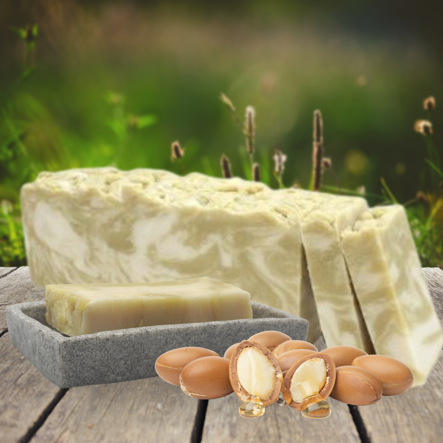 Sapun de casa natural cu ulei de masline si argan