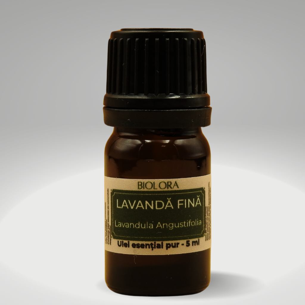 Ulei Esential de Lavanda Biolora, aromaterapie, puritate 100%, nediluat, 5 ml