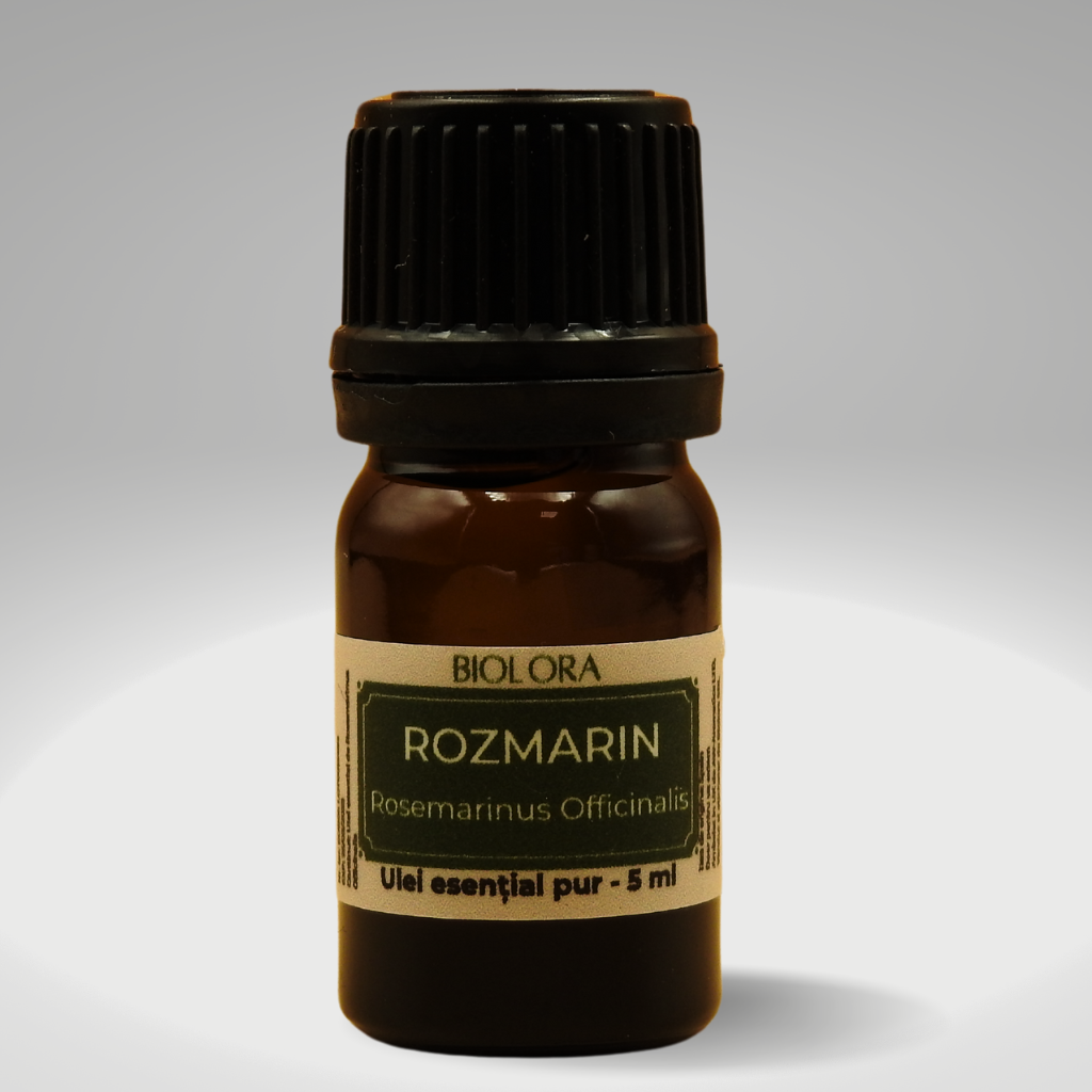 Ulei Esential de Rozmarin Biolora, aromaterapie, puritate 100%, nediluat, 5 ml