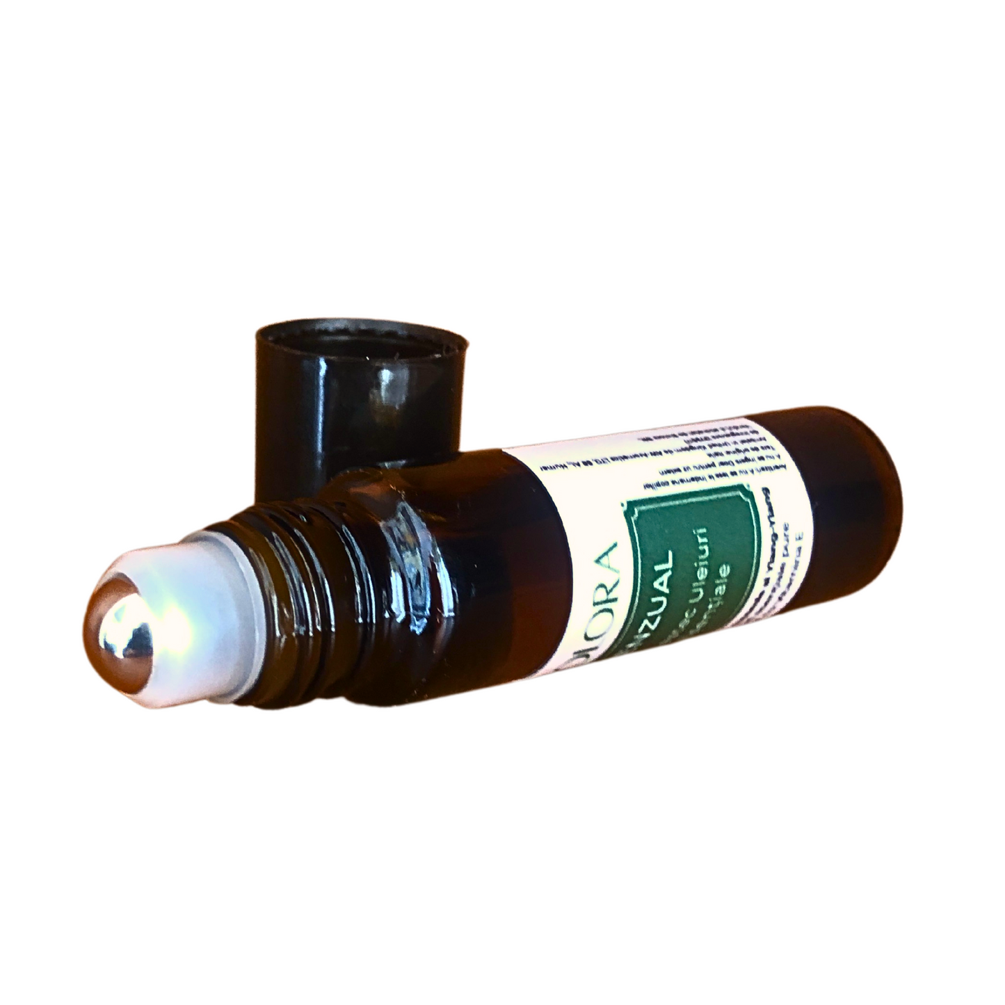 Roll-on uleiuri esentiale Biolora efect Senzual (arome patchouli, iasomie, ylang), 10ml