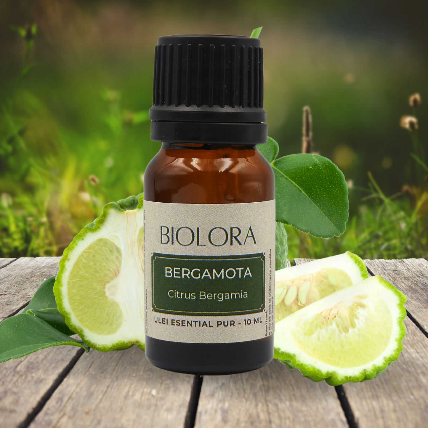 Ulei Esential de Bergamota Biolora, aromaterapie, puritate 100%, nediluat, 10 ml