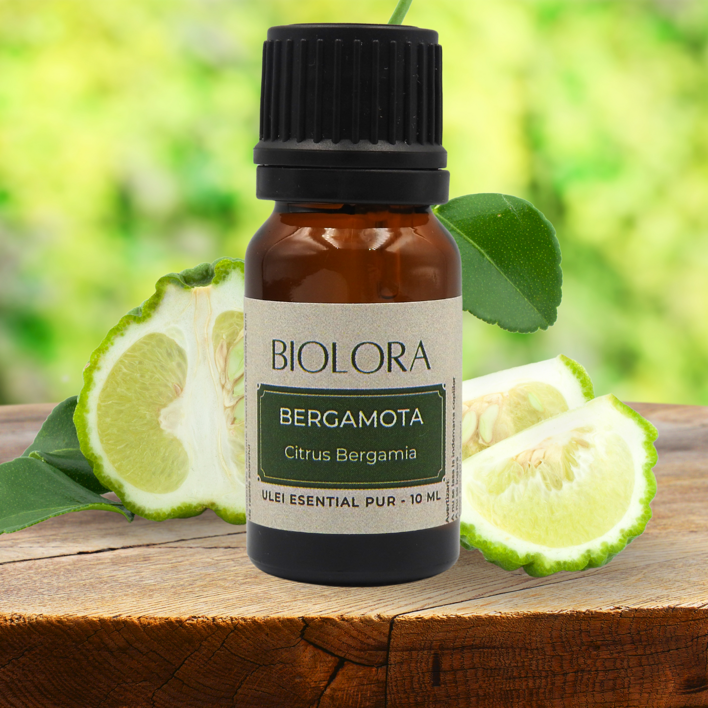 Ulei Esential de Bergamota Biolora, aromaterapie, puritate 100%, nediluat, 10 ml